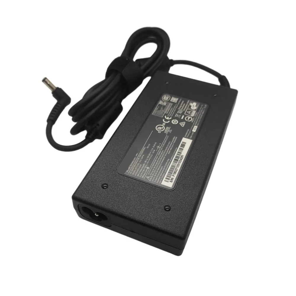 Chargeur adaptateur secteur pour ordinateur portable, adapté pour Clevo W650SC, W650SF, W650SH, W650SJ, W650SZ, W350SSQ, W350ST, W350STQ, 120W, 19.5V, 6.15A, 19V 6.32A