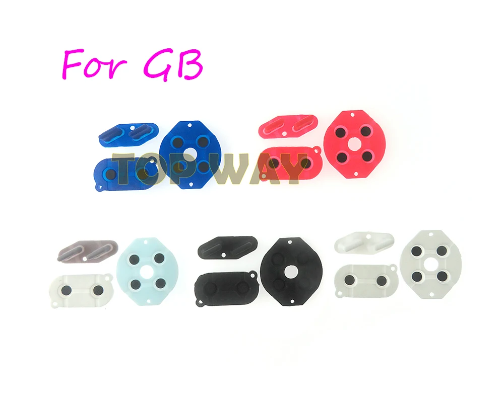 1set colorful Conductive Adhesive For Game Boy GB Silicon Rubber Pad Replacement Part