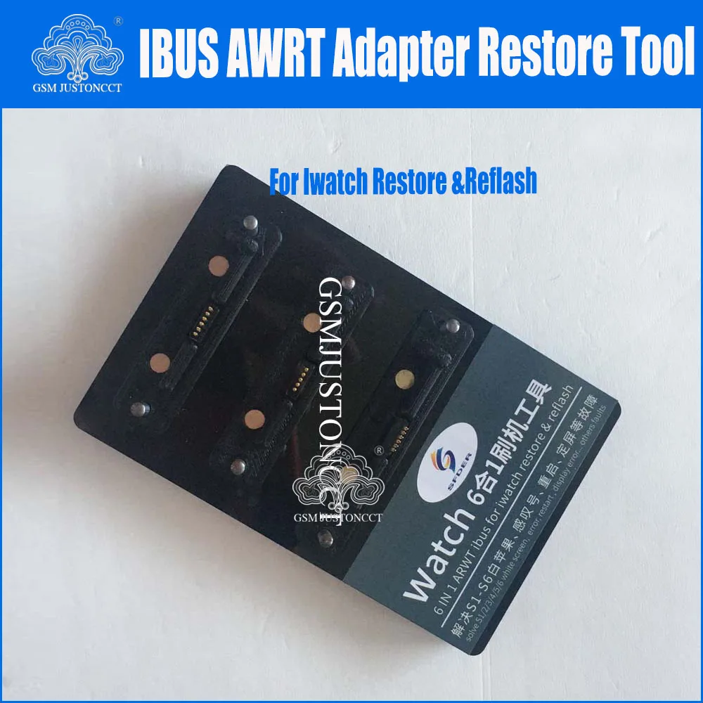 AWRT-Restore Tool for iWatch, Adapter, Restore Box,  Repair Software, iBus, S1, S2, S3, S4, S5, S6, 38mm, 42mm, Recovery Dongle