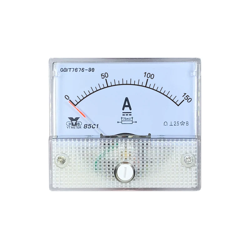 85c1 75mV DC ammeter pointer 30A 50A 75A 100A 150A 200A 250A 300A 400A 500A 600A 750A 800A 1000A installation meter measuring am