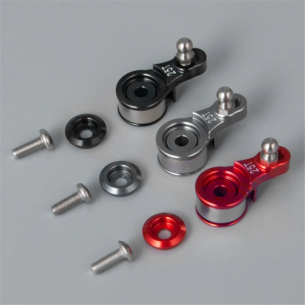 

Durable Metal 25T Adjustable Damping Servo Arm Shock Absorption Arm for 1/10 TRX4 Defender RC Car Accessories