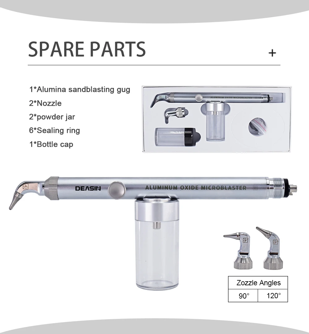 DEASIN 2in1 Dental Tools Aluminum Oxide Micro Blaster Alumina Air Abrasion Polisher Microetcher Sandblasting With Water Spray