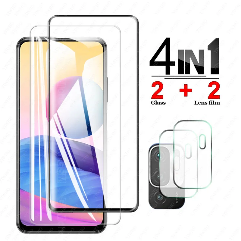 

Tempered Glass for Xiaomi Redmi Note 10 5g Glass Screen Protector on Redmi Note10 105g Protective Note 9 T 10 Pro Lens Glass