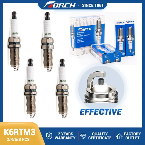 Imagen 1 del producto 2-8PCS China Original Bujías TORCH K6RTM3 Reemplazar para MN137919 4A92S 1.6L 3707020-04 TNN4G15B 1.5L Autopartes