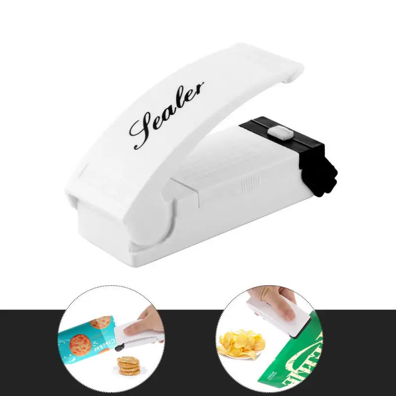 3V ABS Sealing Machine Without Battery Lock Freshness Mini Portable Sealer Essential For Travel