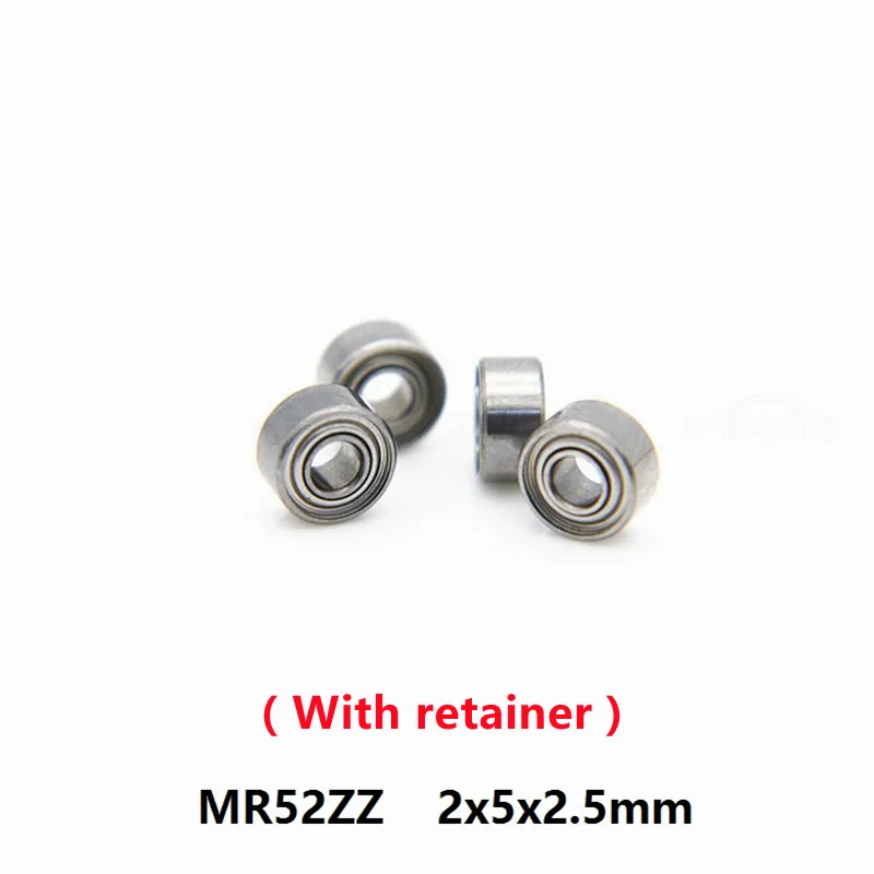 

high quality MR52ZZ MR52 ZZ L-520ZZ 2x5x2.5mm Miniature deep groove ball bearing double shielded 2*5*2.5 mm MR52Z