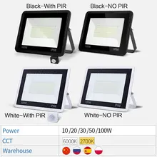 Waterproof outdoor LED floodlight with PIR sensor #2