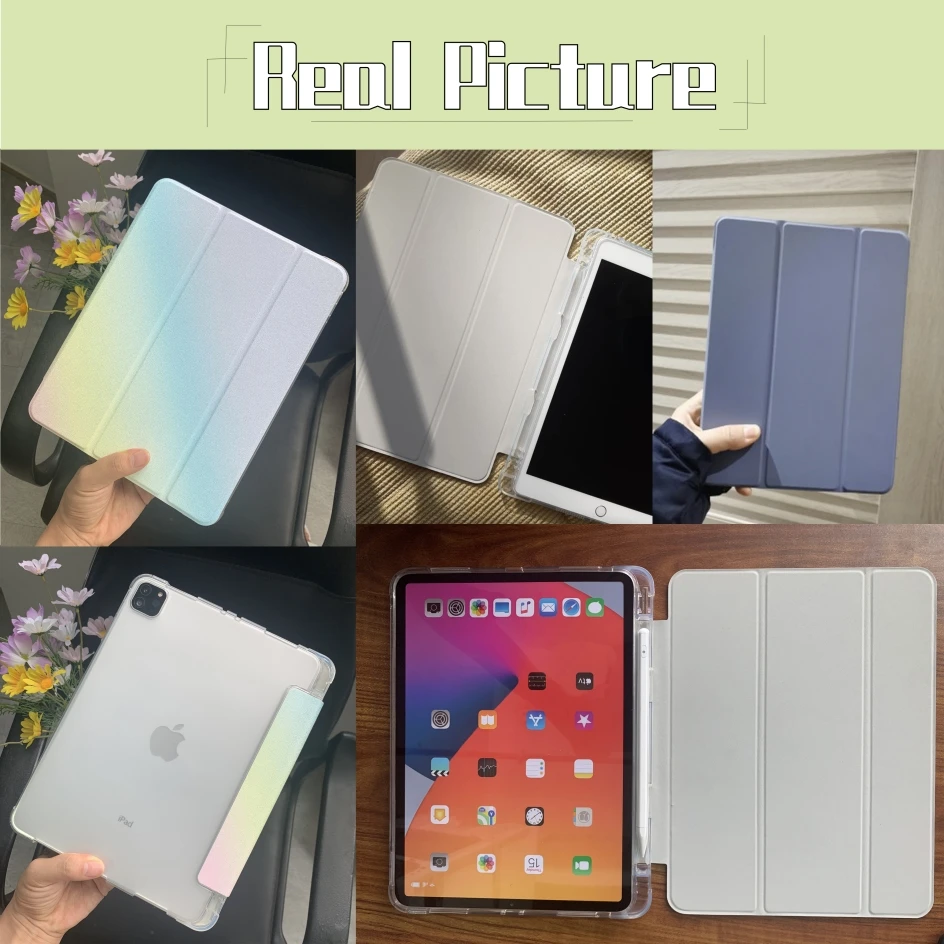 For IPad Air 4 Case Air5 IPad Pro 11 Case 2022 Pro 12.9 Pencil Cases IPad 9th Generation Case 10th Gen iPad 9.7 2021 Mini 6 10.5