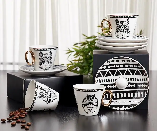 DOLBOVI Aryıldız The Owl cup pad 6lı mug кружка coffee cup cup