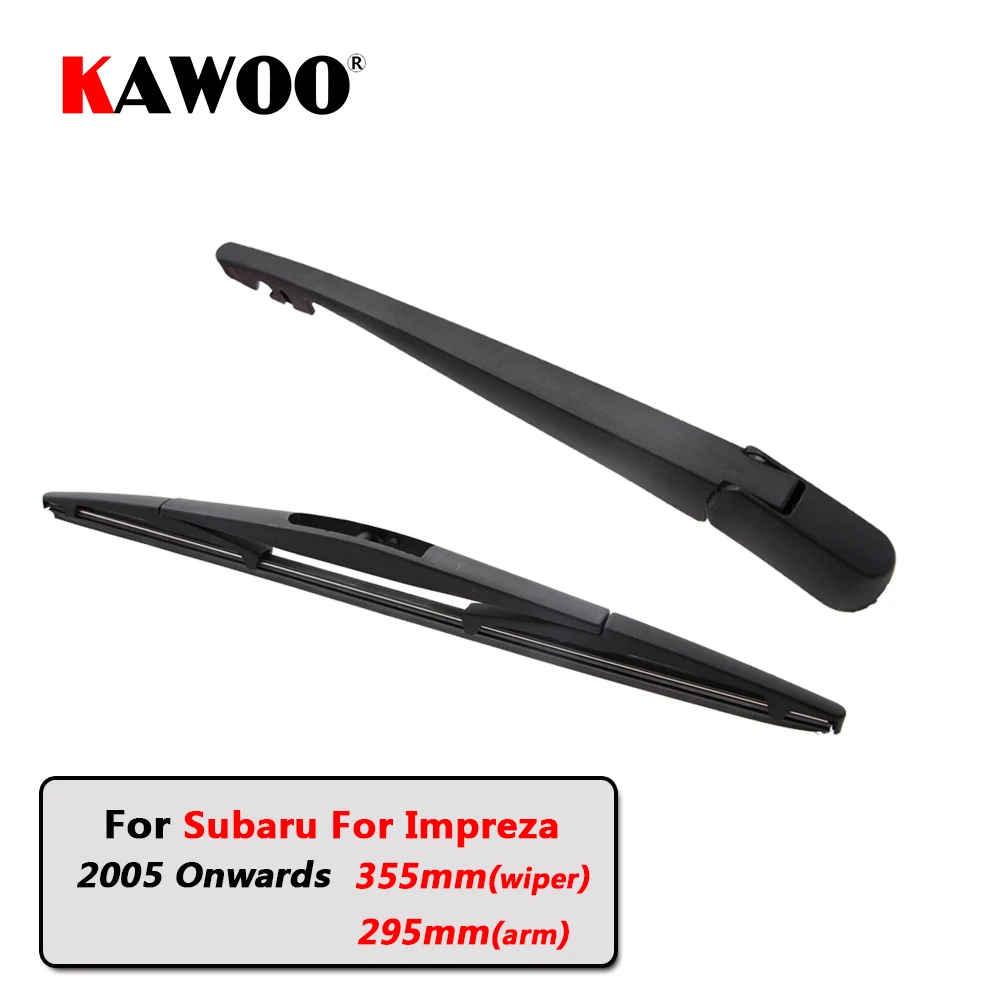 

KAWOO Car Rear Wiper Blades Back Window Wipers Arm For Subaru For Impreza Hatchback (2005 Onwards) 355mm Auto Windscreen Blade