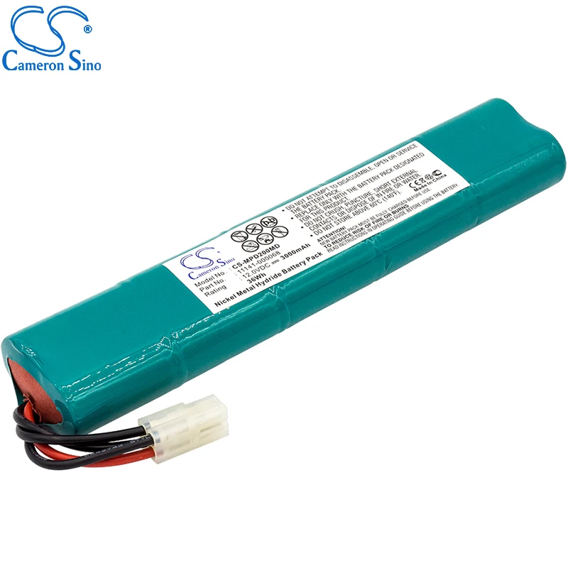 CameronSino Battery for Physio Control Lifepak 20 Defibrillator fits Medtronic 10HR-SCU Medical Replacement battery 3000mAh