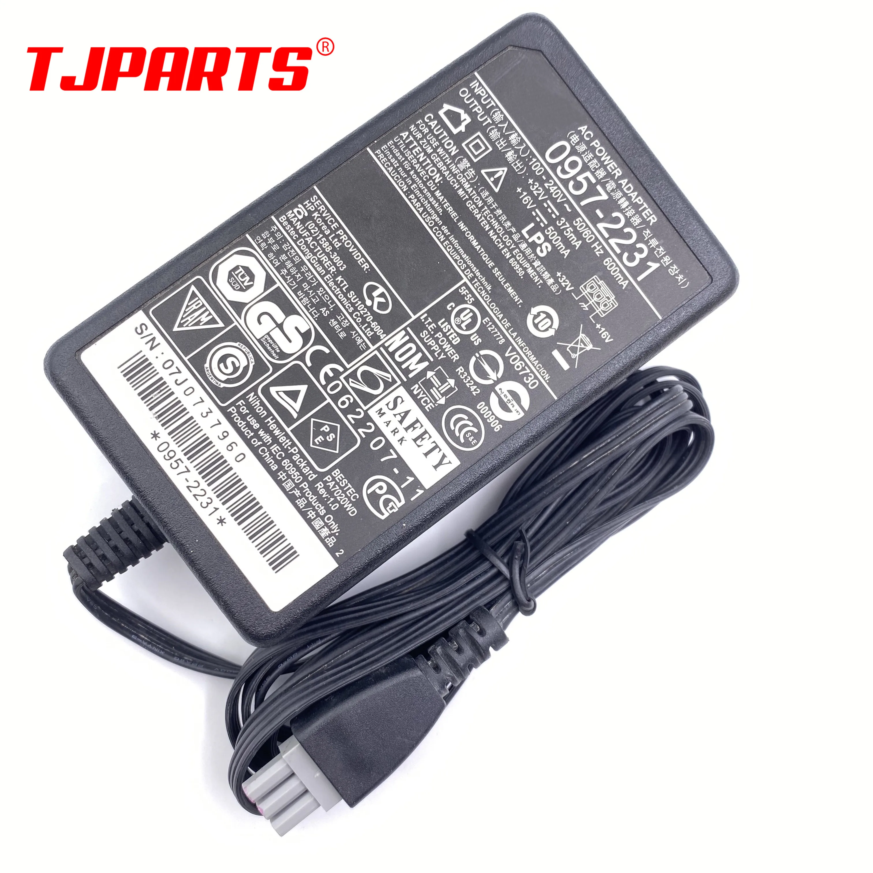 0957-2231 AC Adapter Charger Power Supply 32V 375mA 16V 500mA for HP D1420 D1430 D1460 D2430 D2460 F2120 F2140 F2240 F2280 F2290