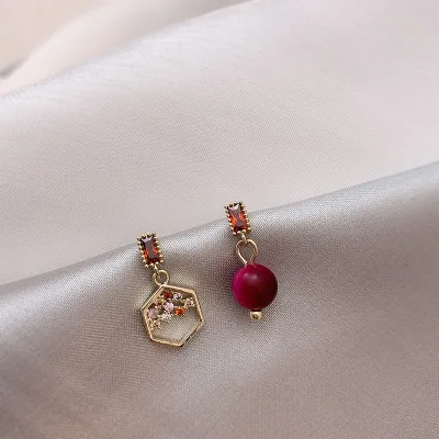 DEL LUNA Hotel IU Korean dramas TV ресницы piercing personality Eardrop Elegant For Women Earrings pendientes brincos ornament