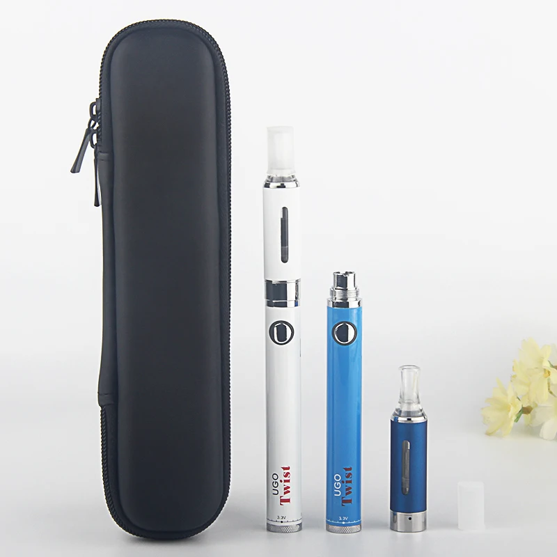 Cigarrillo electrónico MT3 atomizador UGO Twist batería Vape Pen Micro USB cargador Kit 1100mAh para EVOD