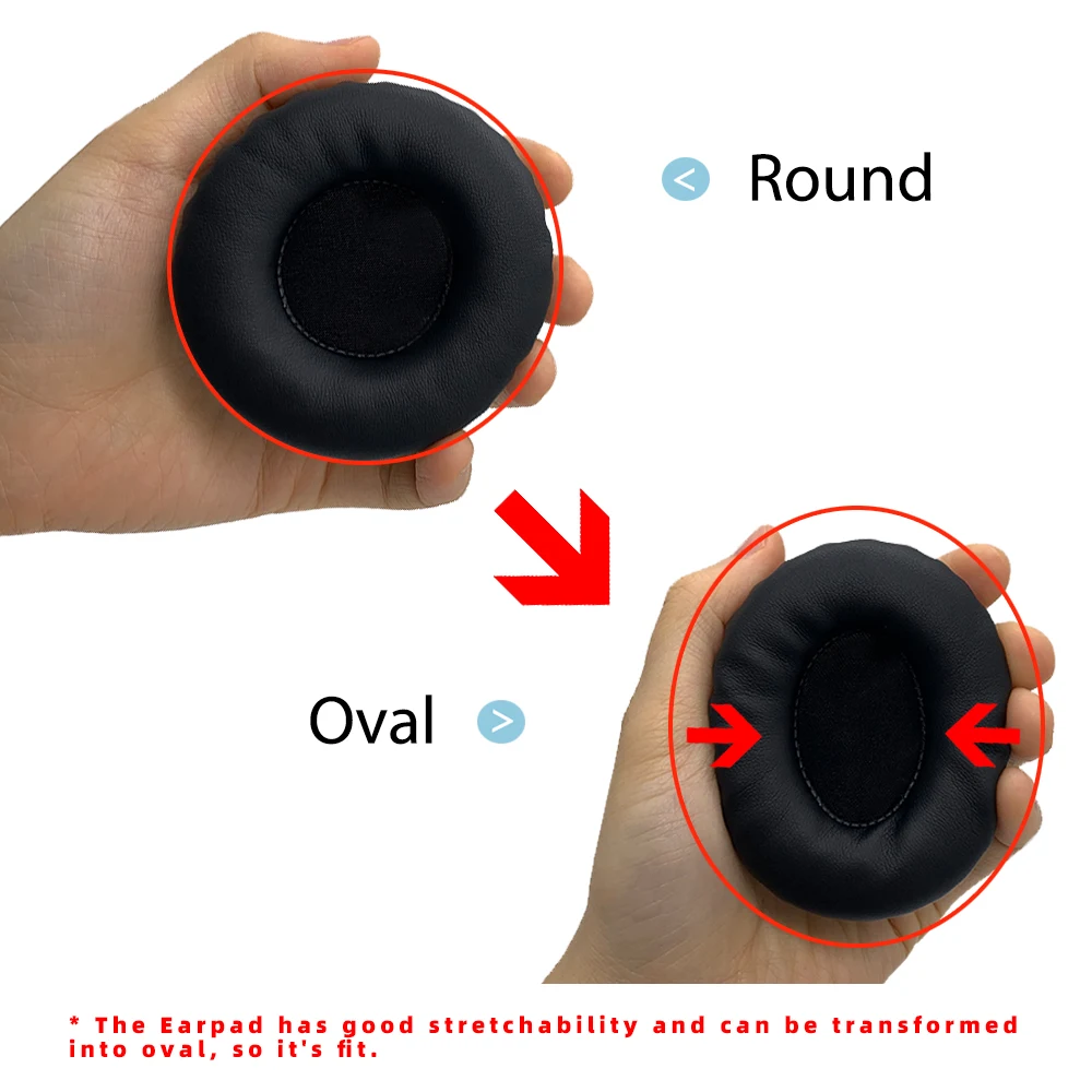 Replacement Ear Pads for Takstar HI2050 Hi-2050 Hi 2050 Headset Parts Leather Cushion Velvet Earmuff Earphone Sleeve Cover