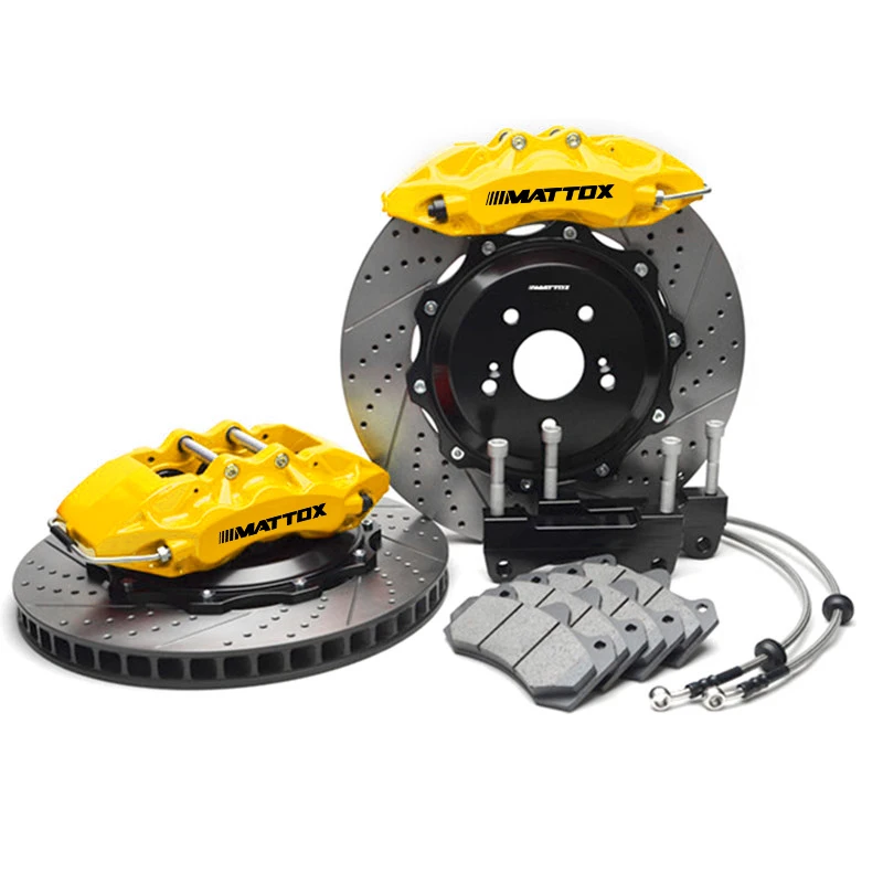 Mattox Racing Big Brake Kit 355*32mm Brake Disc with 6POT Pistons Calipers for E91 335xi 2007 Front 18/19 inch