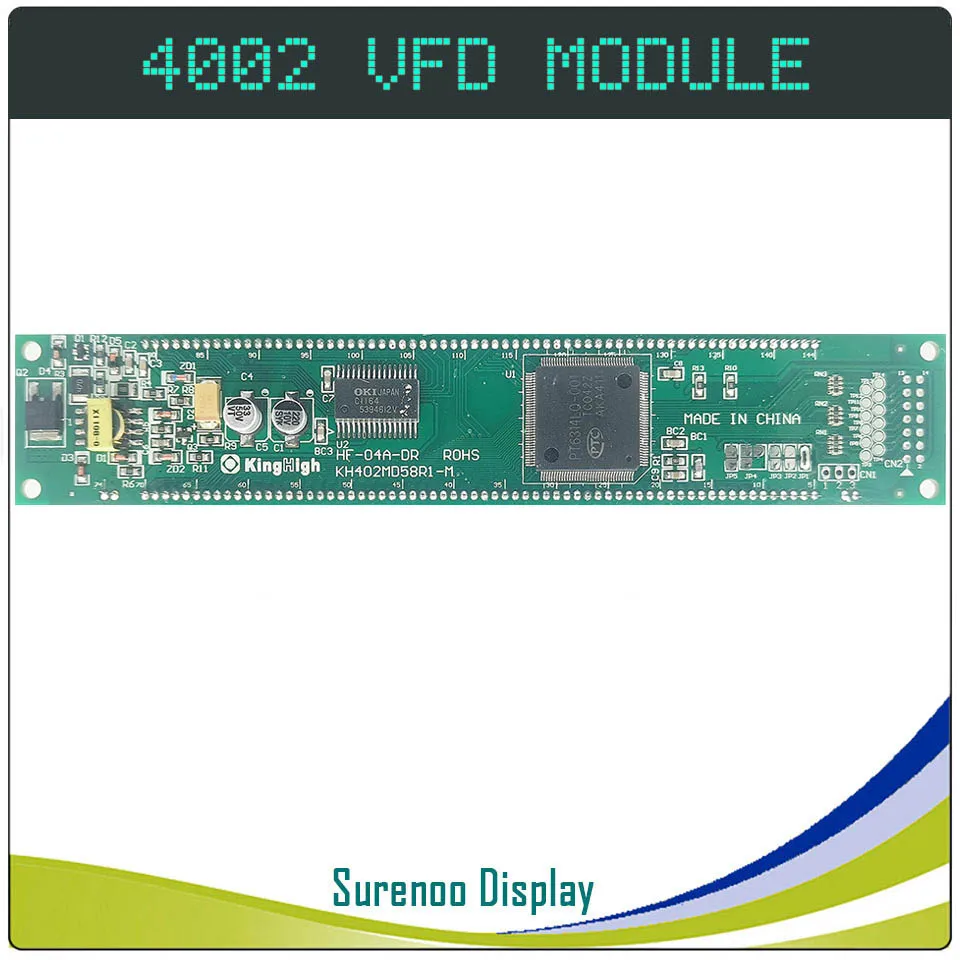 Imagem -02 - Painel de Exibição Paralelo Vfd 40x2 402 40t202da1j Compatível com 4002 Módulo Lcd Padrão