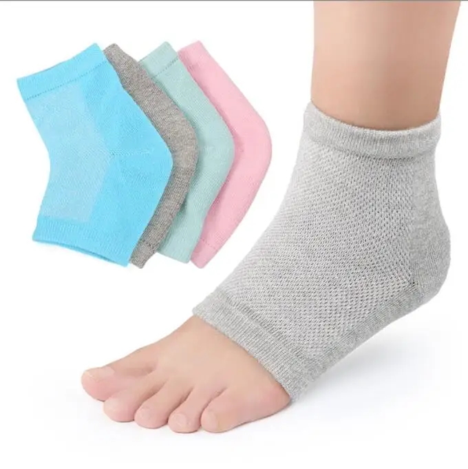 

soft gel moisturizing sock foot care Cotton Socks Peds Anti Cracking Liner Heel Socks Soft Elastic Silicon Moisturizing Foot