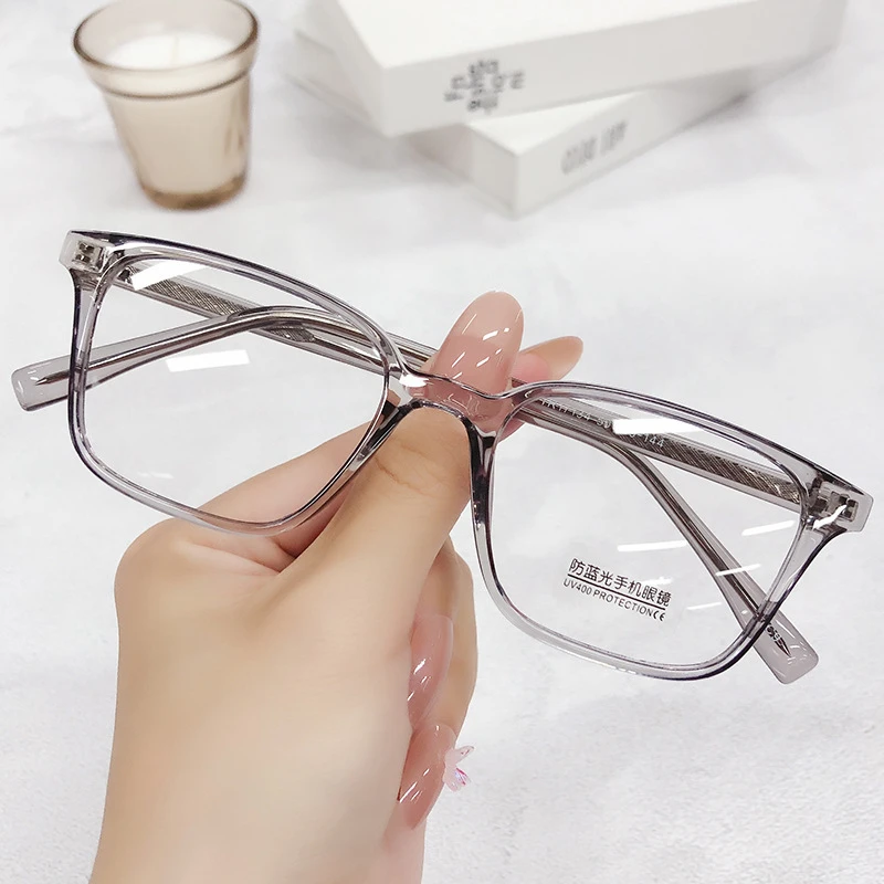 KatKani Fashion TR90 Glasses Small Frame Anti-Blue Ray Transparent Glasses Frame Sheet Myopia Prescription Glasses Frame 17134