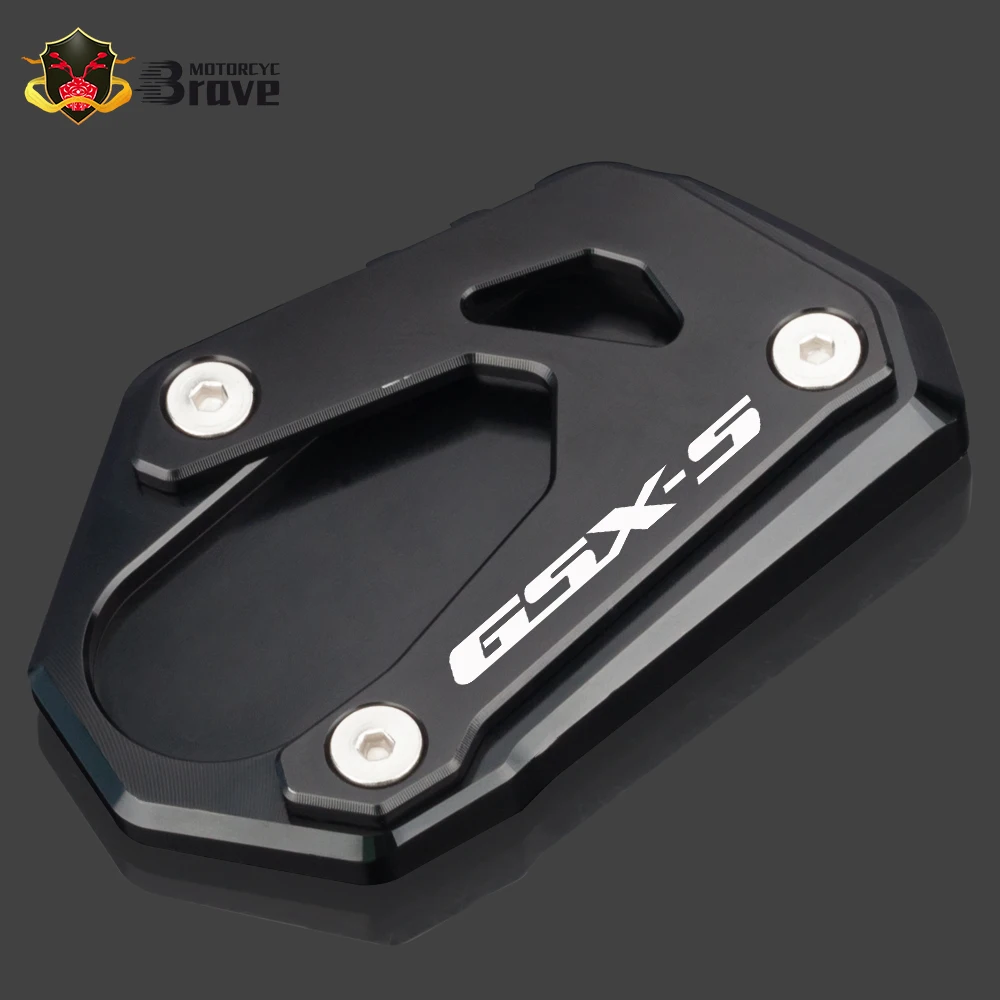 For GSX-S1000/F GSX-S 1000 1000F GSXS GSX S1000 2015-2022 Kickstand Foot Side Stand Extension Base Enlarger Plate Pad Support