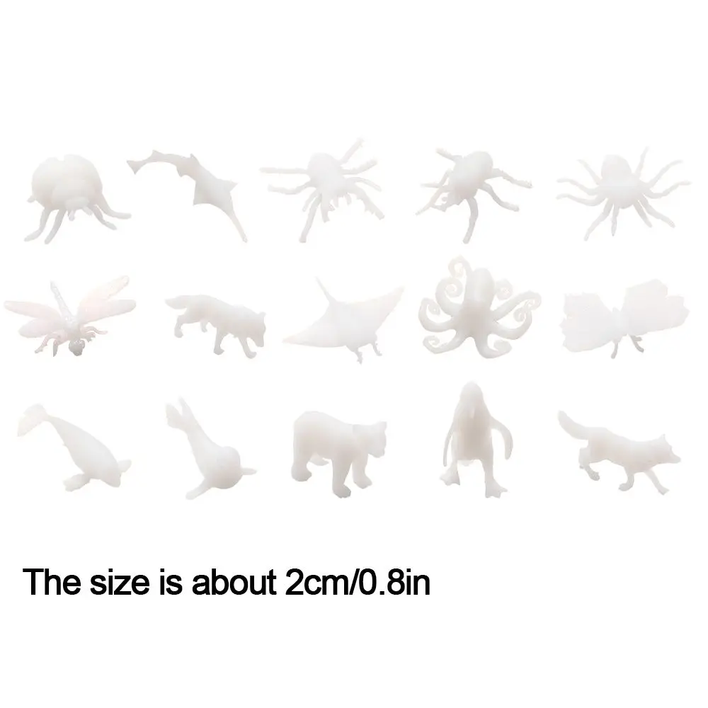 Fashion Craft Supplies Mini jellyfish Necklace Filling Material 3D Mini Animals Model Jewelry Making Resin Epoxy