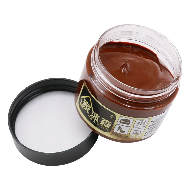 Medium Brown Leather Care Paint Beige Holes Scratch Cracks Rips Leather Repair for Bag Sofa Shoes Clothes Leather