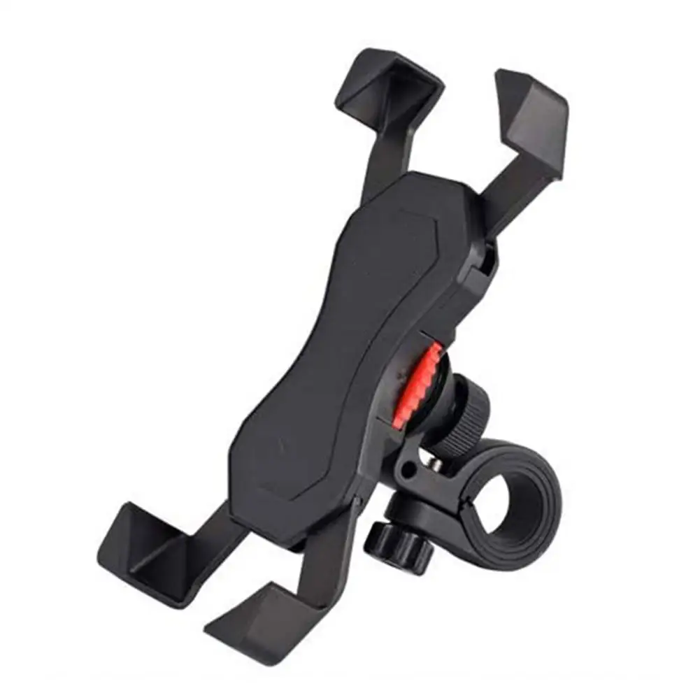 Universal Motorcycle Bicycle Mobile Phone Holder For 3.5 - 6.5 In Smartphone With 360 Degree Rotation