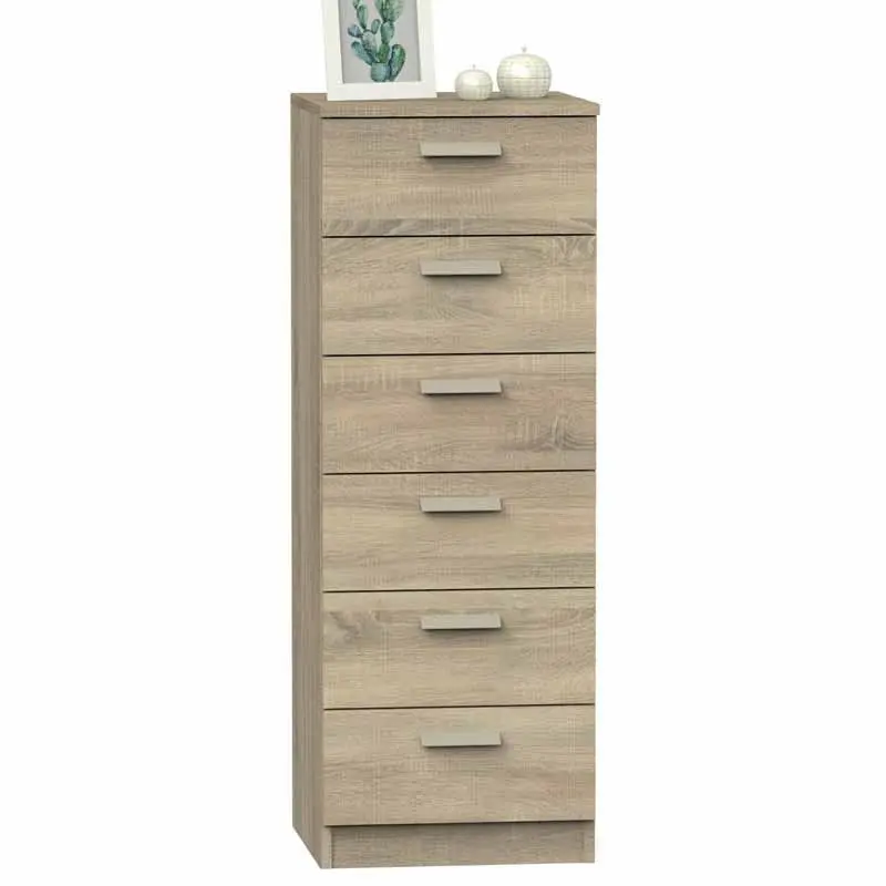 Sinfonier Tibet Cambrian Color 6 drawers comfortable double youth room storage 110x40x40 cm