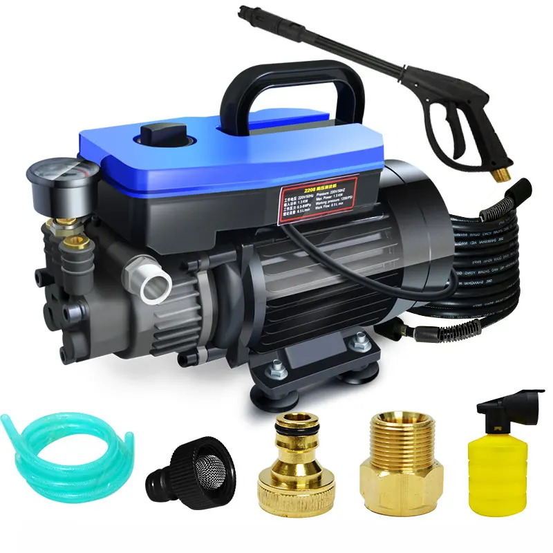 Car washer, 220V household high pressure cleaner, self suction cleaner, water jet brush pump, self washing pump