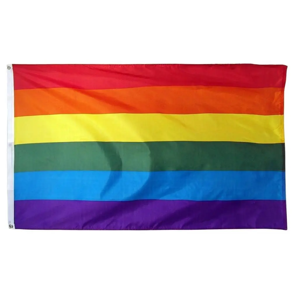 90x150cm LGBT Rainbow Pride Flag Rainbow Flag Banner Gay BL Homosexuality LG lesbian Asexual Homosexual Banner Home Decoration