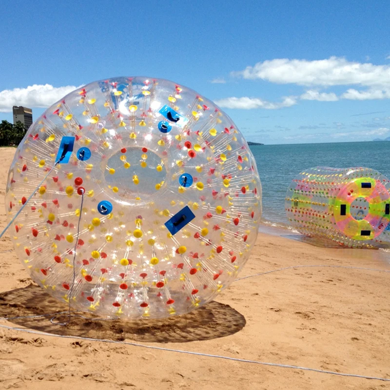 PVC Inflatable Body Zorb Ball, 3m Diameter Rolling Ball On Grass Inflatable Bumper Ball Human Bowling For Rental Business