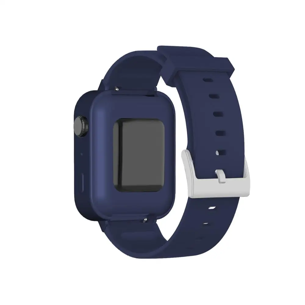 FIFATA-جراب سيليكون 2 في 1 لساعة Xiaomi Mi ، ملحق ساعة ذكية ، ملون