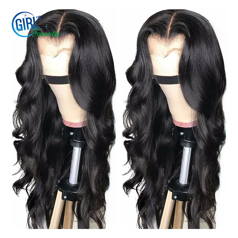 

Raw Indian Body Wave Lace Frontal Wig 13x4 Human Hair Wigs Can Be Dye And Bleach 32 inch Wigs for Black Women Pre-Plucked