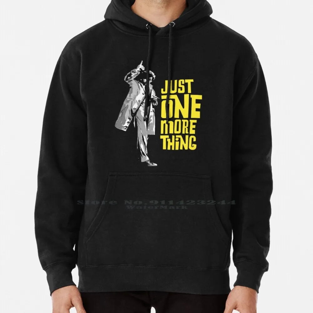 Columbo-Just One More Thing Hoodie Sweater 6xl Cotton Columbo Peter Falk Just One More Thing Women Teenage Big Size Pullover