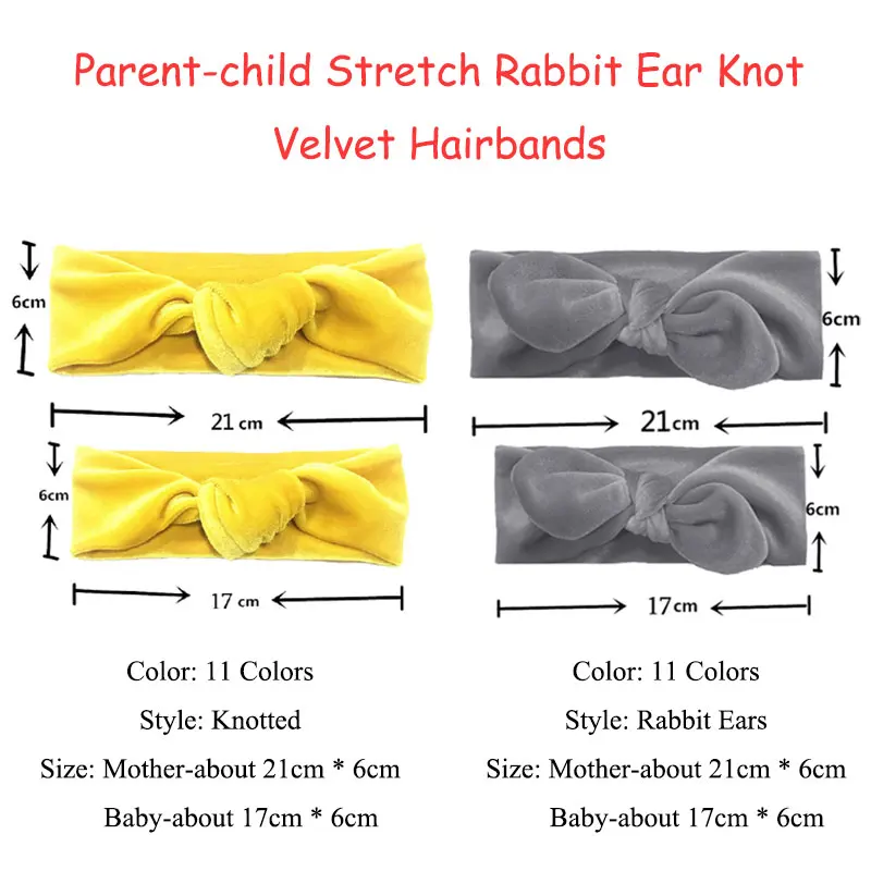 2 CHIẾC Mẹ Bé Con Gái Bé Gái Tập Đi Bowknots Băng Ban Nhạc Cha Mẹ-Kid Mũ Turbans Faixa Bebe Tóc phụ kiện