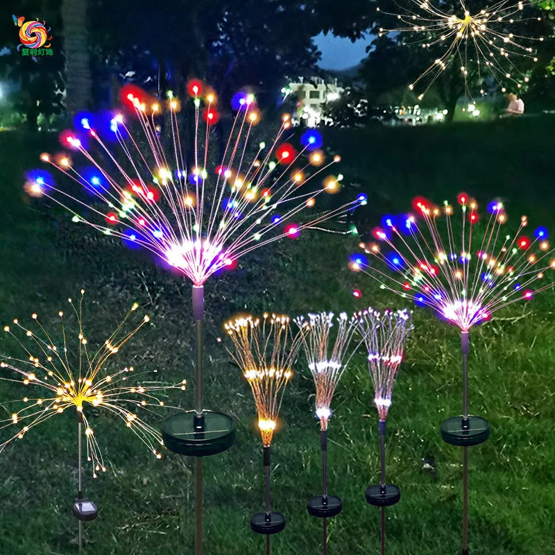 

Fireworks Lights Christmas Outdoor Led Holiday Sky Starry Lights Christmas Lights on The Lawn Solar String Lights