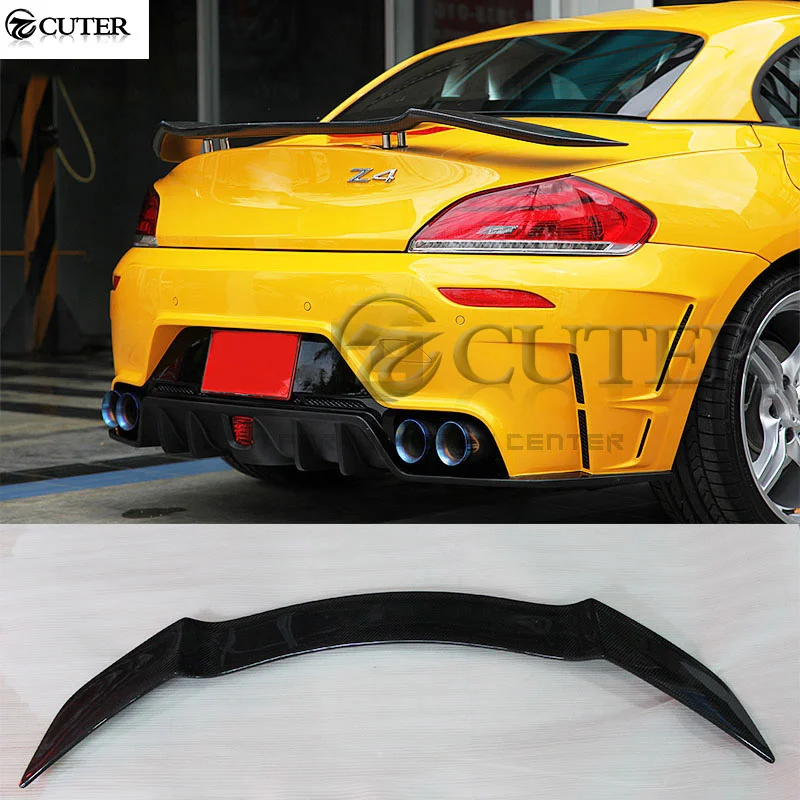 

E89 Z4 Carbon Fiber Rear Wings Trunk Lip Spoiler for Bmw E89 Z4 Rowen Style Car Styling 09-16