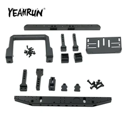 YEAHRUN Przedni / tylny zderzak ze stopu metali CNC do TRX-4 TRX4 Defender 1/10 RC Crawler Car Truck Model Upgrade Parts