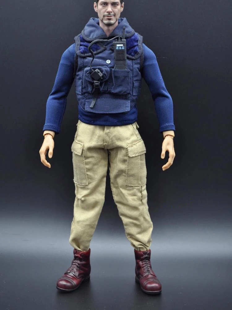 1/6 Model żołnierza SWAT Strażak Domofon Transceiver Walkie Talkie Sprzęt komunikacyjny dla 12-calowej figurki akcji Rekwizyty sceniczne