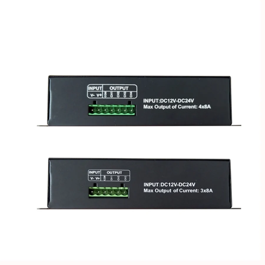 

10PC/Lot RGB RGBW DMX512 Control Decoder 3 OR 4 Channels 8A Led Controller DC12V-24V For Strip Moduels