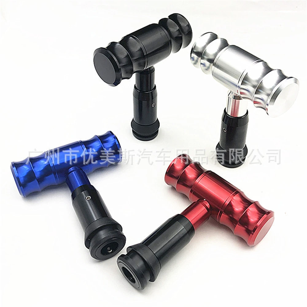 

Car Aluminum Metal Auto Manual Gear Shift Knob Head Lever Steel Aircraft Joystick Style Head Fit For Honda Toyota Nissan