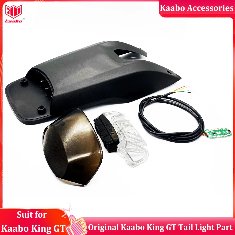 Original Kaabo Wolf Warrior /King GT LED Tail Light Cover Turn Signal Cover and Rear Fender part for Kaabo Wolf Warrior/King GT