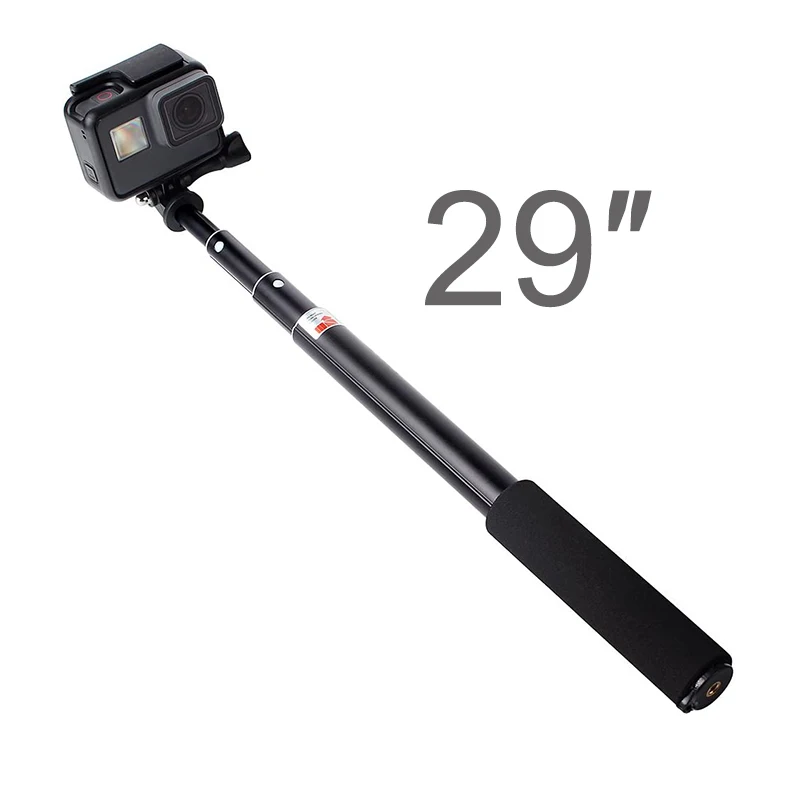 for GoPro Accessory 29 inch Aluminum Selfie Stick Monopod for Go Pro Hero 10 9 8 7 6 5 4 Session Dji Sjcam Xiaomi Yi Eken Camera