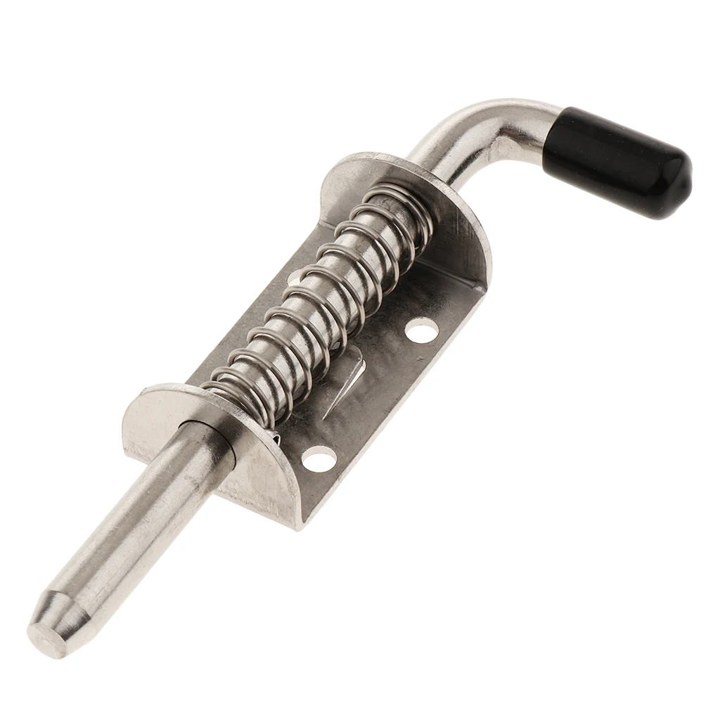 Spring Latch Barrel Bolt Spring Loaded Latch Durable to Use 10mm