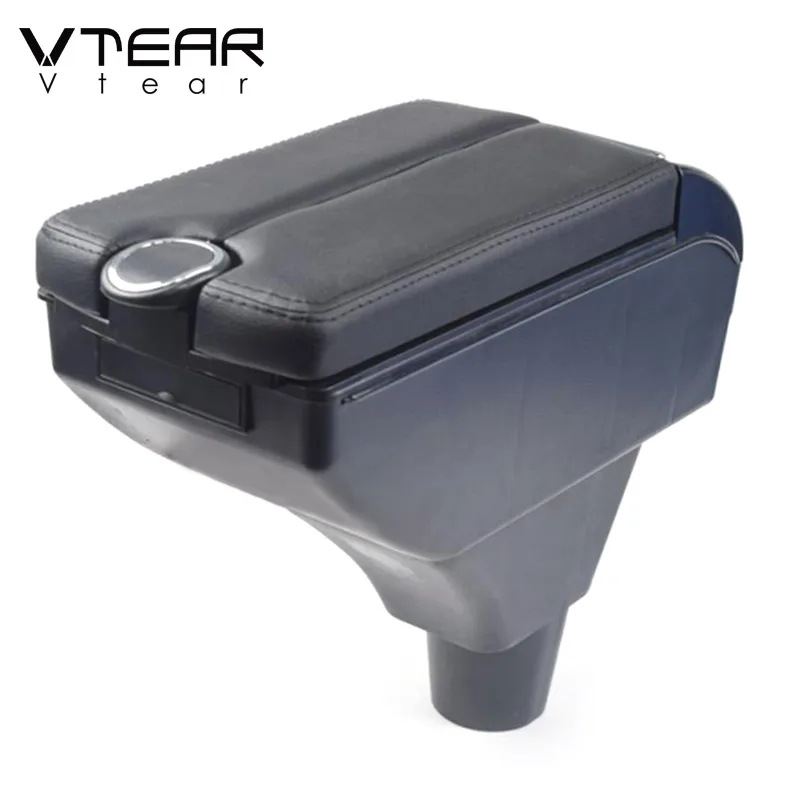 

Vtear Armrest Lid Leather Center Console Cases Protection Cushion Car-Styling Interior Decoration Accessories For Chevrolet Onix