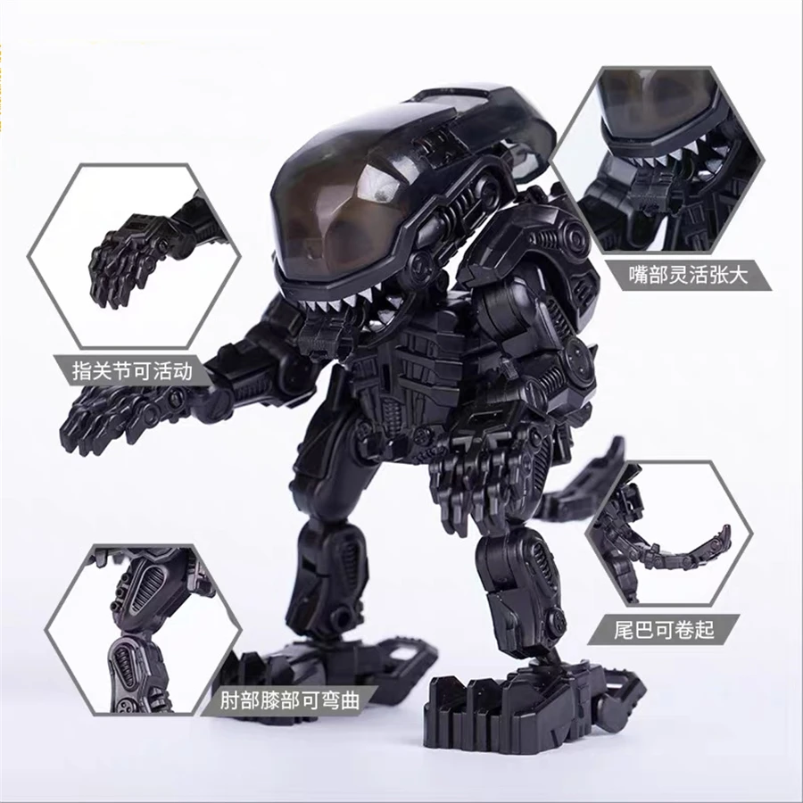 BeastBox Deformation Robots Transformation AVP Aliens vs Predator Toy Cube Xenomorph Action Figure Alien Model Toy MegaBox