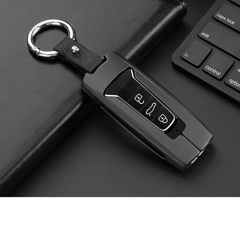 Zinc Alloy Car Remote Key Fob Case Cover for Volkswagen Touareg Fob Key Shell Protector