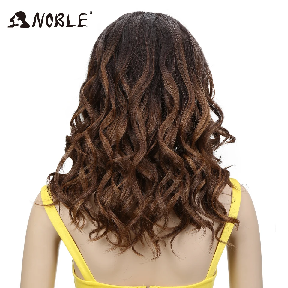 Edle Perücke mit Spitze vorne, 20 Zoll, lockige, gewellte Perücke, Ombré-Blond-Perücke, synthetische Perücken mit Spitze für Damen, Perücke mit Spitze für schwarze Frauen, Cosplay-Perücke. – Detail 28