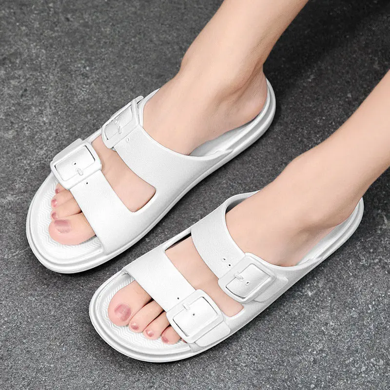 Summer Slippers for Women Casual Platform Shoes Light Soft Beach Fashion Women\'s Sandals 2021 Big Size Home Woman Slippers T7