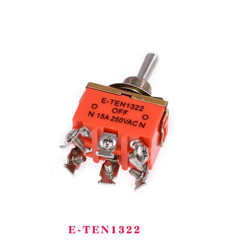 5PCS/lot Toggle switch E-TEN1021 E-TEN1121 E-TEN1122 E-TEN1221 E-TEN1321 E-TEN1322 15A 250VAC